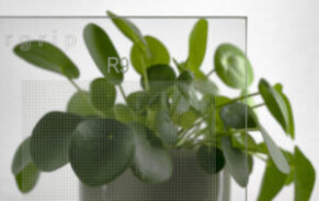 Lasergrip partial R10 textured glass